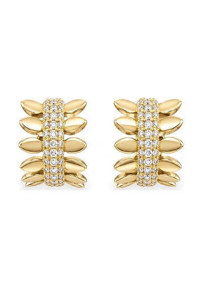 Xuping Jewelry Taşlı Küpe Altın