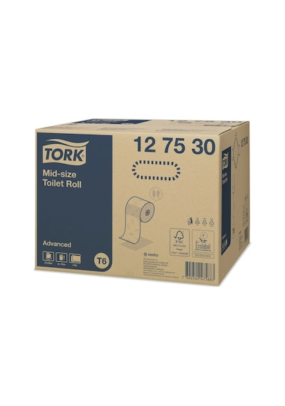 Tork 127530 Rulo Tuvalet Kağıdı 2 Katlı 27 Rulo X 100 Yaprak