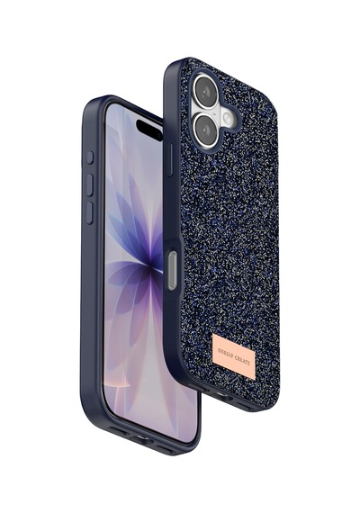 Sptmgldı Onegif Apple Apple iPhone Uyumlu  17 Bright Simli Kapak - Mavi