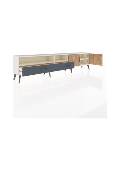 Arges Tv Ünitesi 3 Raflı 2 Çekmeceli 2 Kapaklı 220x30x51 Aytaşı-çam/antrasit Atlas Çam/antrasıt - Aytası Arges Tv Ünitesi 3 Raflı 2 Çekmeceli 2 Kapaklı 220x30x51 Aytaşı-çam/antrasit Atlas Çam/antrasıt - Aytası