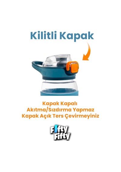 550 Ml Rahat İçim Pipetsiz Taşıma Kulplu Çocuk Su Matarası -vgn3001ml550 Yeşil