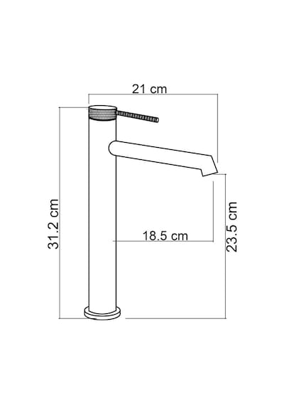 Fj-1027 Mat Füme Yüksek Lavabo Bataryası