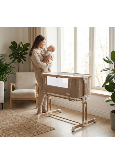 Bagi Sleepod 4in1 Anne Yanı Beşik Bej