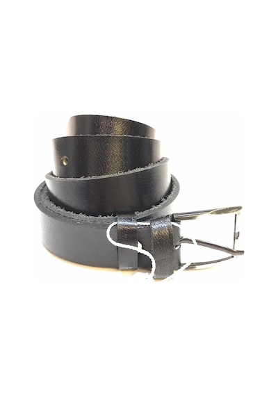 Hakiki Manda Derisi Erkek Kemeri 2.5 CM - Siyah