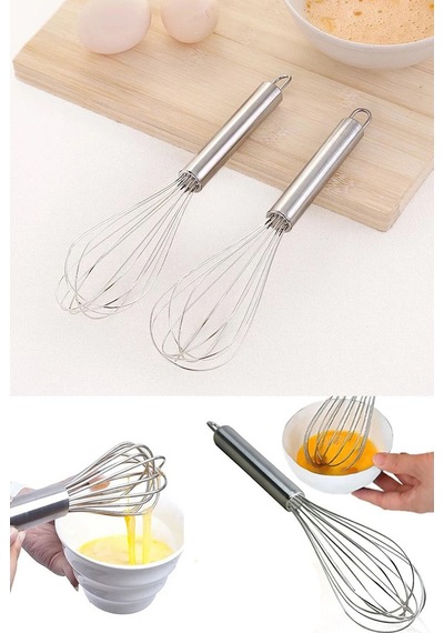 3'lü Çırpıcı Set, Otomatik Basmalı Çırpıcı, Tel Çırpıcı, Yumurta Çırpıcı Sos Karıştırıcı Mikser Pasl Diğer