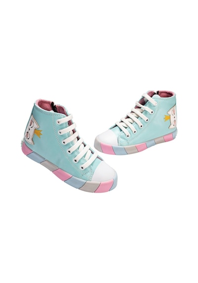 Casabony Kedi Prenses Mavi Kız Çocuk Sneakers-mavi Mavi