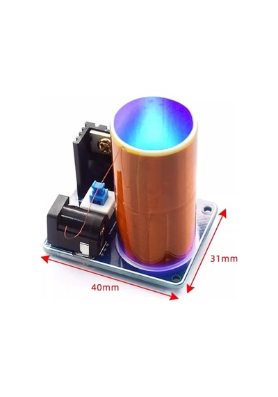 Mini Tesla Bobin Kit Demonte Modül Kablosuz Enerji İletimi Bd243 Dc 9 / 12v Temassız Elektrik