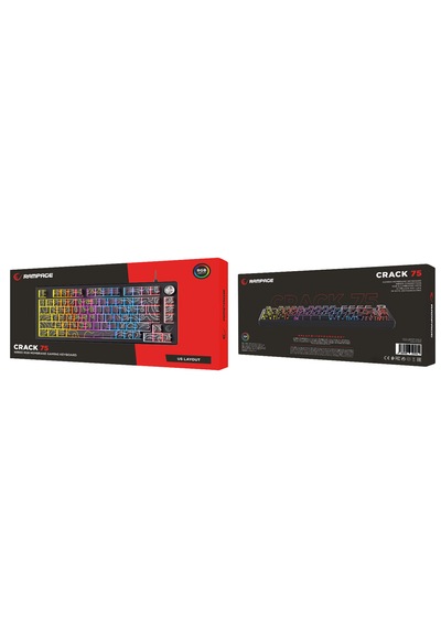 Kb-r106 Crack 75 Rgb Us Layout Gaming Klavye Oyuncu Klavyesi