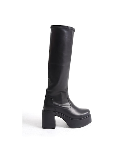 Mubiano Hakiki Deri Collection Kadın Kısa Topuklu Platform Taban Streç Çizme Siyah - Mczfr4444 - S Siyah Mubiano Hakiki Deri Collection Kadın Kısa Topuklu Platform Taban Streç Çizme Siyah - Mczfr4444 - S Siyah