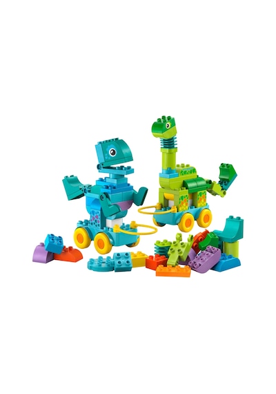 LEGO® DUPLO® Kasabası 3’ü 1 Arada Tekerlekli Dinozorlar 10451 - 3 Yaş ve Üzeri Çocuklar için Eğitici Oyuncak Yapım Seti (108 Parça)