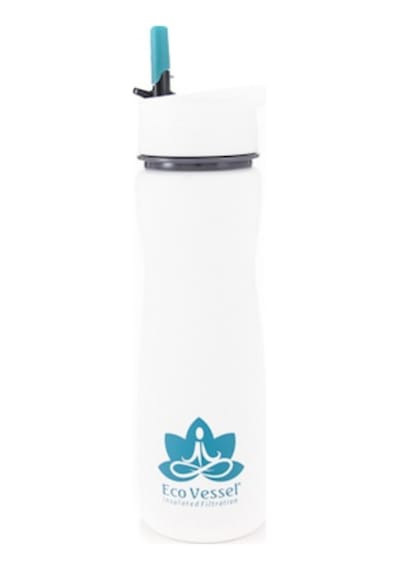 Eco Vessel Aqua Vessel Insulated Filtre Bottle Termos 0.50 Litre-beyaz Beyaz