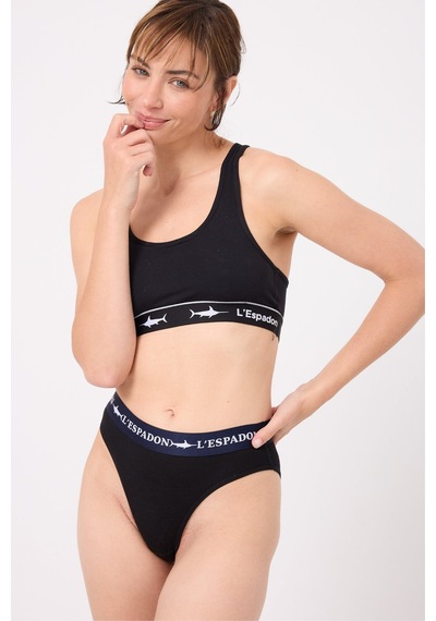 Racer Crop Top Racer Back Crop Top-3'li Avantaj Paketi-3409 Siyah