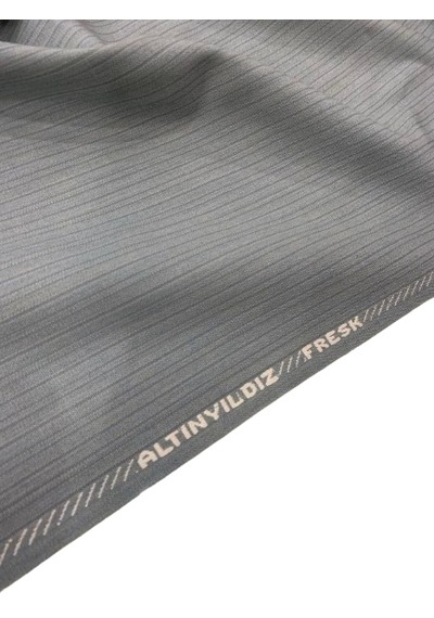 Altınyıdız Fresk Pantolonluk Takımlık Kumaş Çizgi Gri 2,85 Mt Ah1