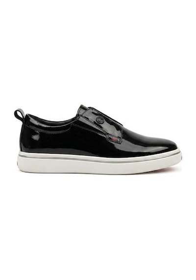 Marcomen Erkek Rugan Casual Ayakkabı 23174 Siyah