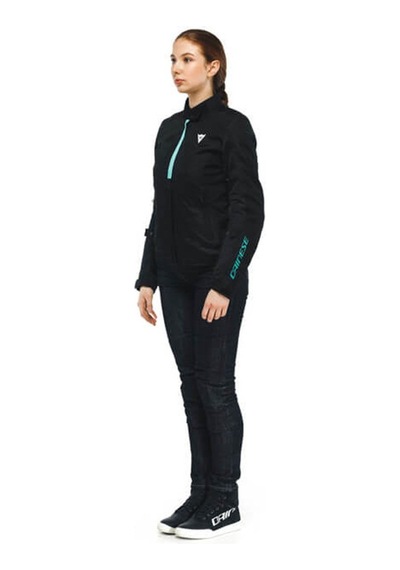 Dainese Risoluta Air Black Acqua Green Motosiklet Montu