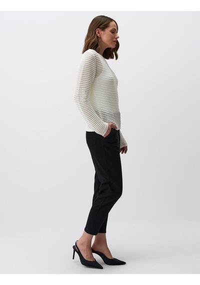 Jimmy Key Siyah Normal Paça Cepli Gabardin Pantolon 24spapav2900 Siyah