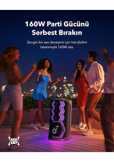 Anker Soundcore Rave 3 Aı Karaoke Bluetooth Hoparlör - A31a3