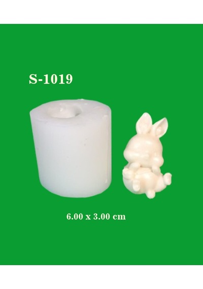 Çantalı Tavşan Silikon Kalıp S1019