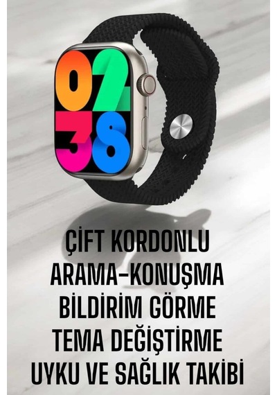 Akıllı Saat Uyku Ve Sağlık Takibi Bluetooth Bağlantılı Uczhk9pro3-1 Kırmızı