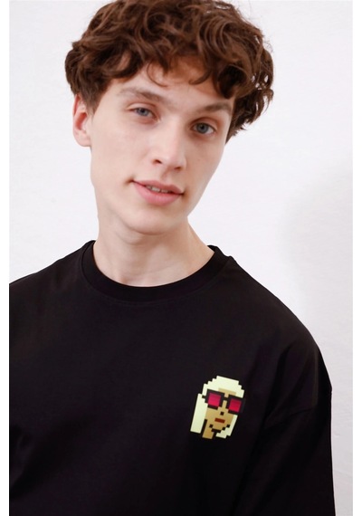 Startmore Unisex Fashionista Siyah Tshirt Siyah