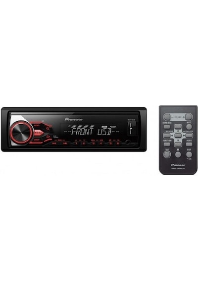 Pıoneer Mvh-181ub Oto Teyp Usb Kumanda Radyo Aux App Kontrol Çıkarılabilir Başlık Digicom Garantili