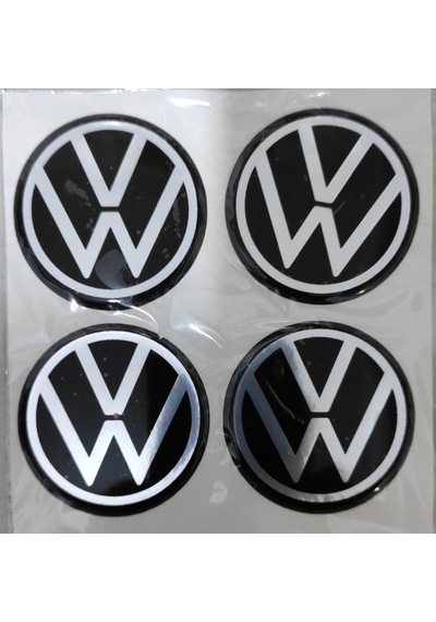 Vw Metalize Plasto (Damla) Yapıştırma Jant Göbeği 4 Lü 56 Mm