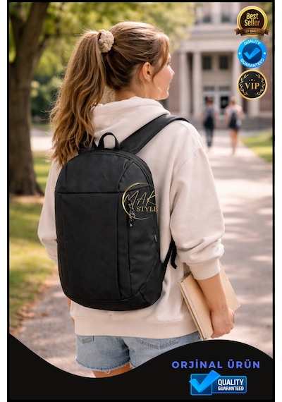 Overpet Günlük & Outdoor Sırt Çantası 10 L Hafif, Konforlu Ve Çok Amaçlı Kullanım Siyah