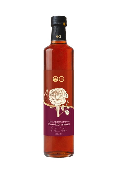 OG Natural Güllü Üzüm Sirkesi 500 ML