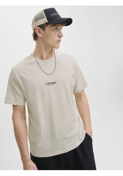 Jack & Jones Erkek Minimal Baskili Tisört - Soho - 12278787 Çok Renkli