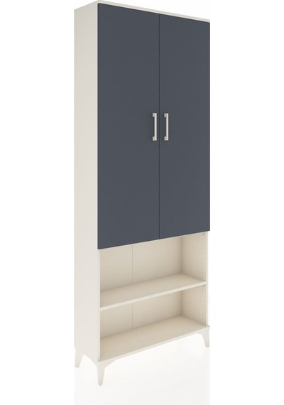Arges Dolap 3 Raflı 2 Kapaklı Tek Askılı 88x30x221 Aytaşı-ant... Aytaşı