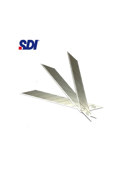 Sdı 1361 Çelik Maket Bıçağı Falçata Ucu Yedeği 9mm 30 Derece Küçük 10& 39lu