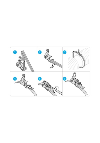Metal Rulo Kelepçe 9mm 30mt Standart