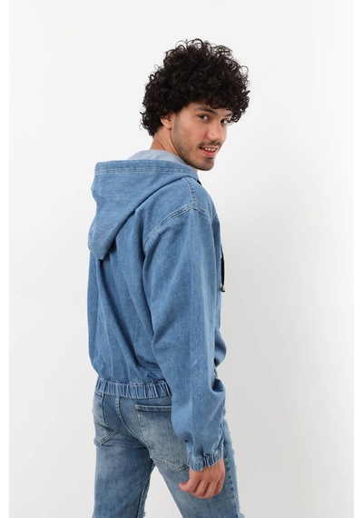 Keepout Erkek Jean Sweatshirt Mavi 001