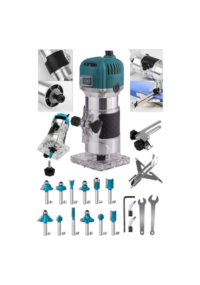 Moonshop 3800 Watt Profesyonel Formika Traşlama Freze Makinası.