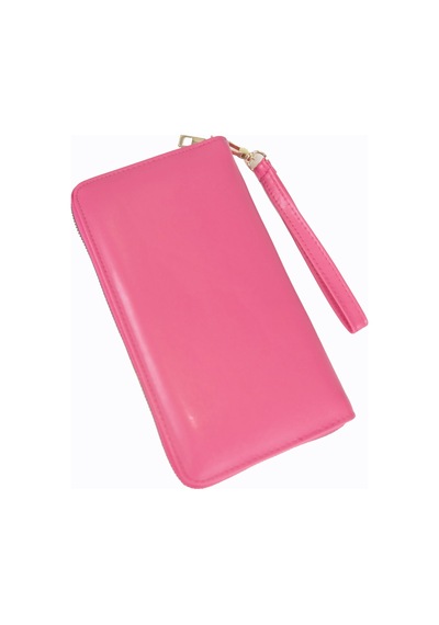 Ollbag 1018 Cilt Büyük Boy Cüzdan / Clutch Çanta Fuşya-fusya Çok Renkli