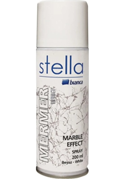 Stella Mermer Efekti Sprey 200ml Beyaz