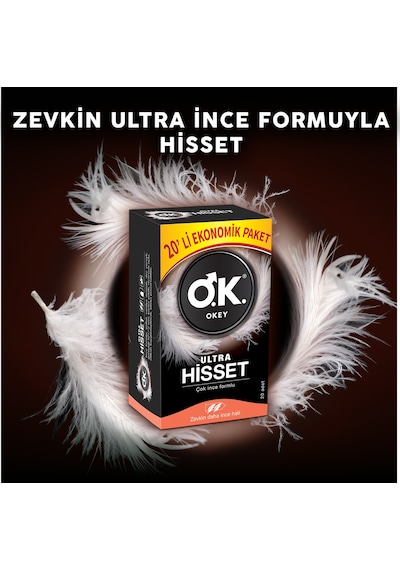 Okey Ultra Hisset 20'li Prezervatif & OKEY Klasik 20'li Prezervatif