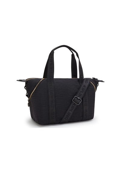 Kipling Kıplıng Art Mini Küçük Boy Omuz Çantası Siyah Glorıous Gold Siyah
