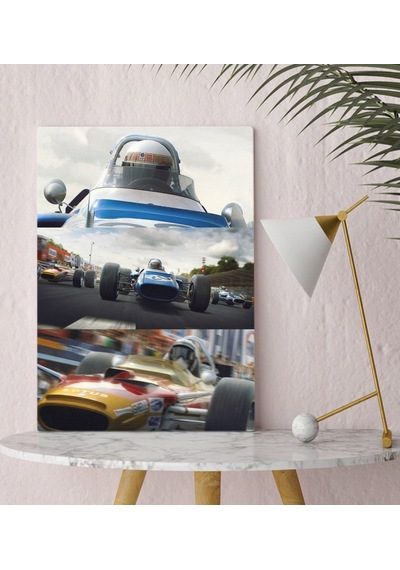 Bk Gift Formula 1 Tasarımlı Kanvas Tablo 30X50Cm-9 (512128597)