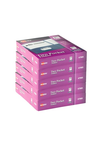 Two-pocket Klasör, Koyu Mavi, Fall 5 Adet 5 Boxes