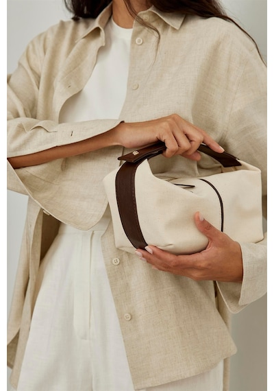Suud Collection Acı Kahve Archi Mini Bag Acı Kahverengi