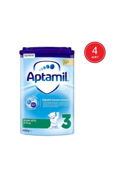 Aptamil 3 Çocuk Devam Sütü 800 G 4 Adet