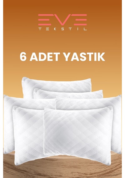 Eve Tekstil  - 6 adet Diamond Kalite Kapitone Yastık
