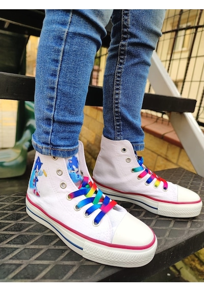 Sonic Karakterli Çocuk Spor Ayakkabı Convers Modeli Spor Ayakkabı (528277033)