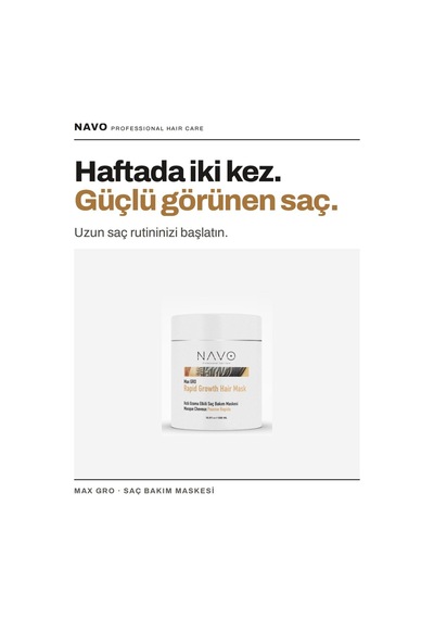 Hızlı Uzama Etkili Saç Bakım Maskesi 500ml Rapid Growth Hair Mask /