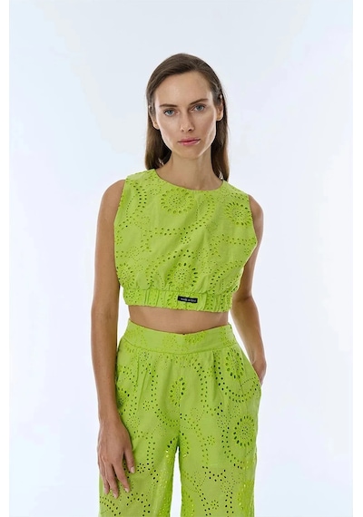 Fashion Cocktail Walk İn Love Geometrik Fistolu Fileli Belden Lastikli Kolsuz Yazlık Spor Crop Bluz Fosfor Neon Yeşil Fashion Cocktail Walk İn Love Geometrik Fistolu Fileli Belden Lastikli Kolsuz Yazlık Spor Crop Bluz Fosfor Neon Yeşil