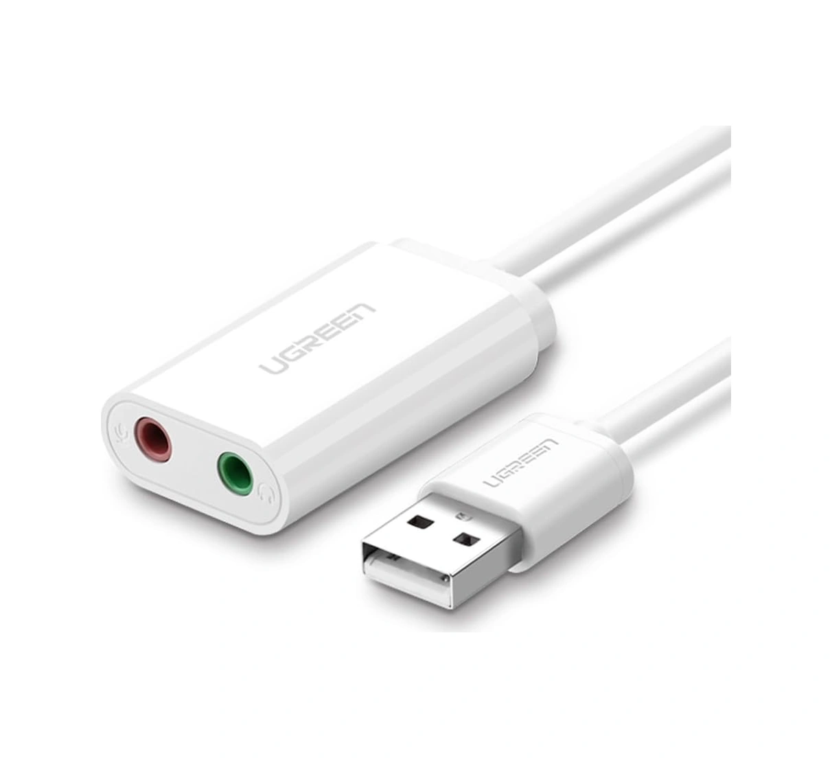Harici 3.5 Mm Usb Ses Kartı, Beyaz