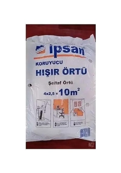 Koruyucu Hışır Örtü 20 M2 Boya Ve Tadilat Tipi Pratik Koruma Naylonu, Mobilya, Eşya Ve Zemin Koruyucu Toz Ve Su Geçirmez Brandası