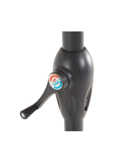 Varese 270 Cm Metal Ayaklı Bahçe Şemsiyesi, 360 Döner, Ayarlanabilir Mavi