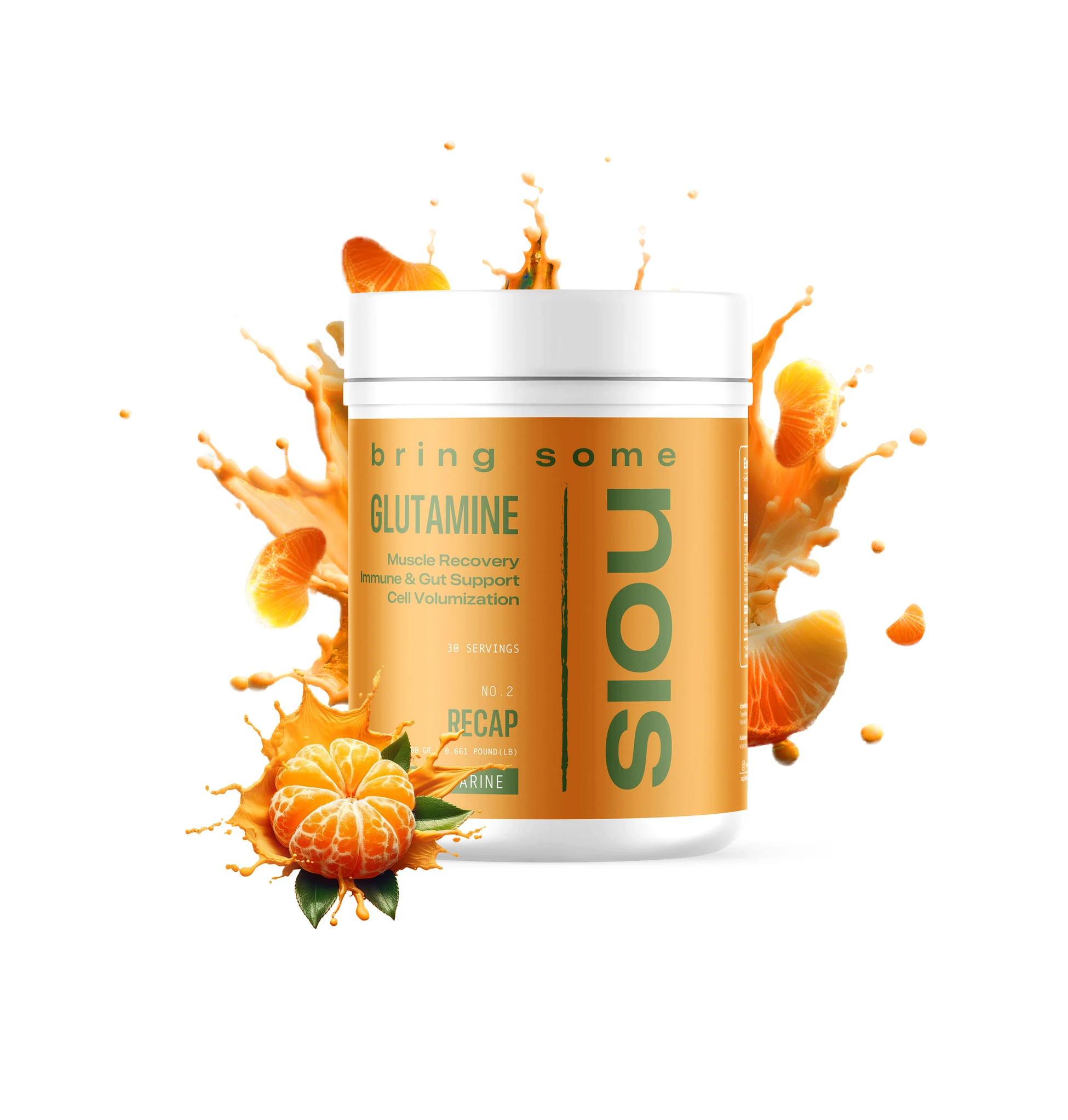 Bring Some Glutamine Recap Mandalina Aromalı 300 G 30 Servis Diğer